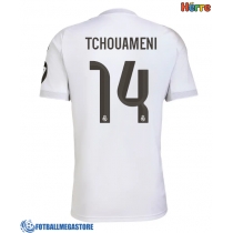 Fotballdrakt Herre Real Madrid Aurelien Tchouameni #14 Hjemmedrakt 2025-26 Kortermet